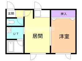 コーポしみずの間取り