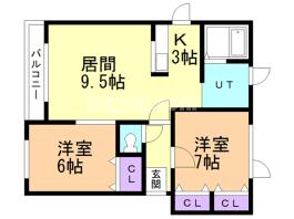 ラヴニールの間取り