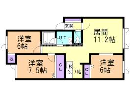 フレスポ東陵の間取り