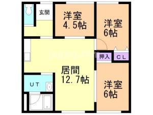 コーポ高栄の間取り