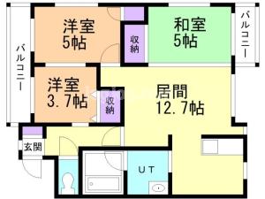 スシキンプラザの間取り