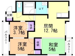 スシキンプラザの間取り