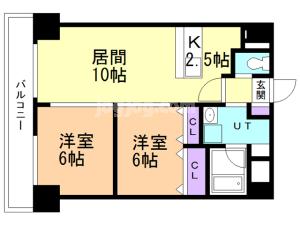 リルバ野幌の間取り