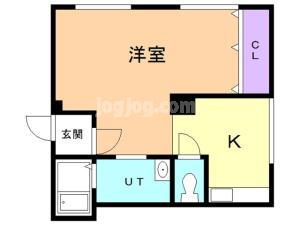 北口マンション２号館の間取り