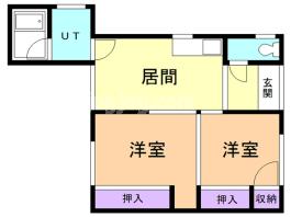 一棟二戸（７－１７）の間取り