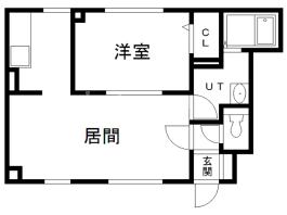 ＫＹプレス勝田の間取り