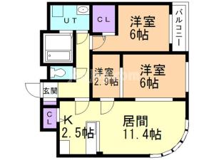 シャルールの間取り