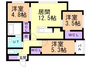 札幌市中央区南六条西１４丁目の賃貸マンション