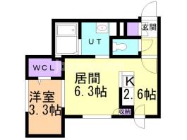 アルファレジデンス円山北2条の間取り