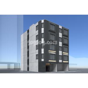 (仮)アルファスクエア北２西２３の外観|完成予想パース