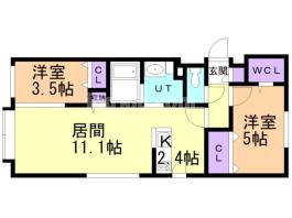 アルファレジデンス円山北2条の間取り