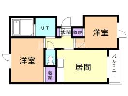 ホークフェザー１３の間取り