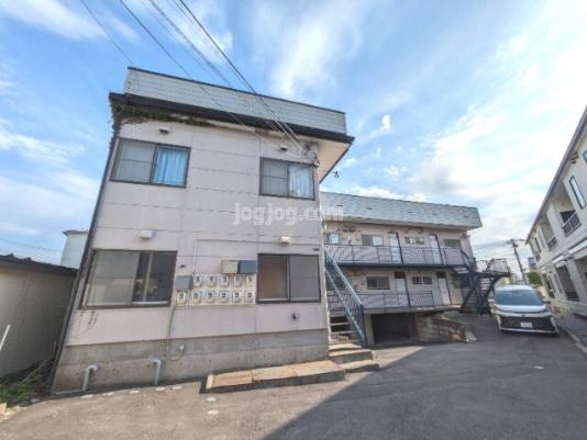 函館市富岡町１丁目のアパートの外観