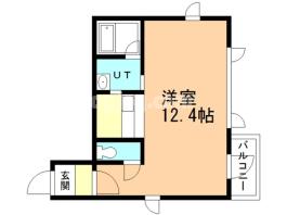 アパートメント３２２の間取り