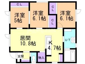 (仮)ＴＯＷＮ東１０南２平屋建　Ｂ