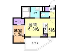 アルファレジデンス円山北2条の間取り
