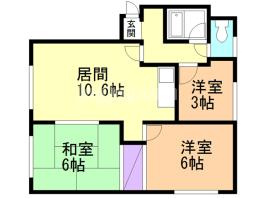 大雪ハイツの間取り