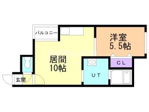 ユーファー水天宮の間取り