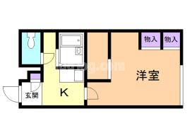 レオパレスＰＡＲＫＳＩＤＥの間取り