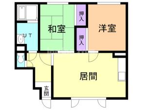 Ｍ．Ｔこぶし野の間取り