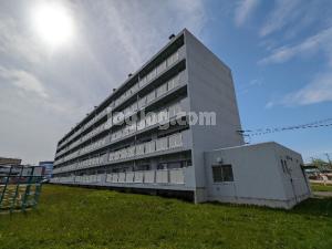 ビレッジハウス江別１号棟の外観