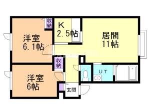 シャーメゾン澄川Ⅱ