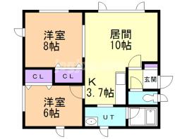 ｆｆ（フォルテシモ）の間取り
