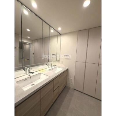 札幌市中央区南一条西２５丁目の賃貸マンションの洗面所